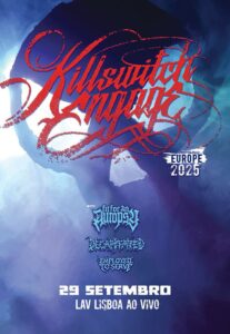 Killswitch Engage em Lisboa regresso aclamado com convidados de luxo
