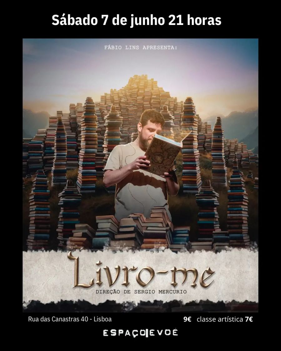 Livro-me | Uma Viagem Poética e Teatral pelo Mundo dos Livros