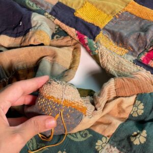 Remendar com bordado Kantha