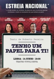 TENHO UM PAPEL PARA TI | Teatro Tivoli BBVA