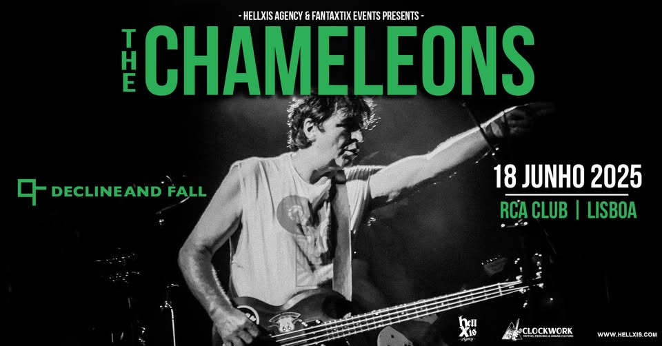 The Chameleons regressam a Lisboa com Decline And Fall no RCA Club
