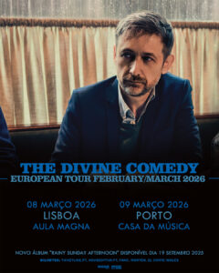 The Divine Comedy apresentam “Rainy Sunday Afternoon” ao vivo na Aula Magna