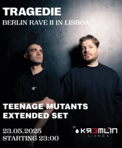 Tragedie: Noite de Rave Berlim com Teenage Mutants