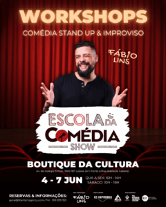 Workshop de Comédia Stand Up - Escola da Comédia com Fábio Lins