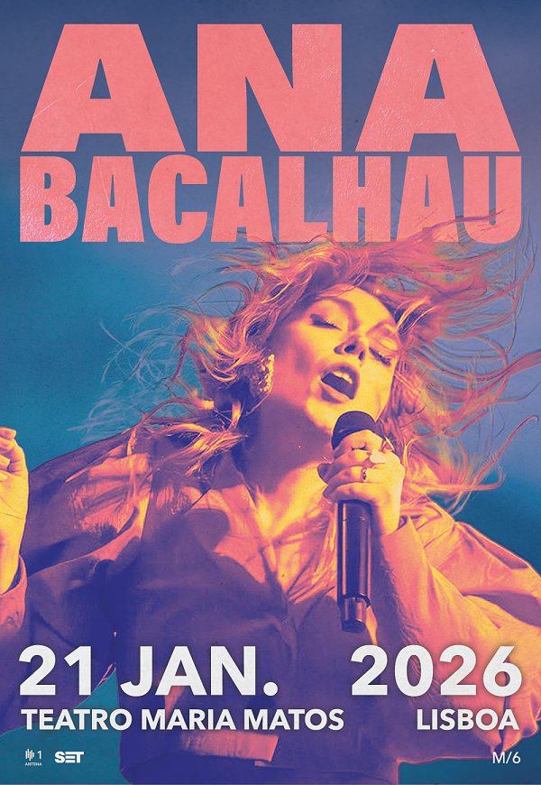 Ana Bacalhau ao vivo no Teatro Maria Matos