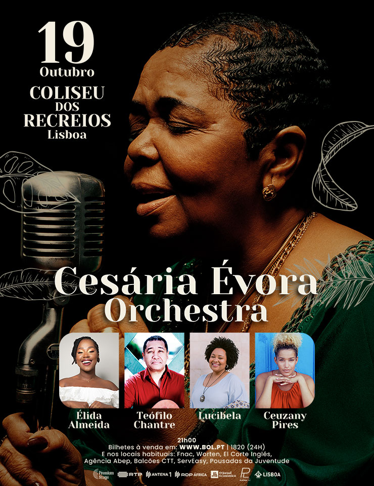 CESÁRIA ÉVORA | ORCHESTRA: Tributo à Diva dos Pés Descalços no Coliseu de Lisboa