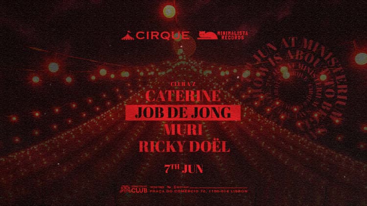 CIRQUE × Minimalista Records: Uma Noite Hipnótica