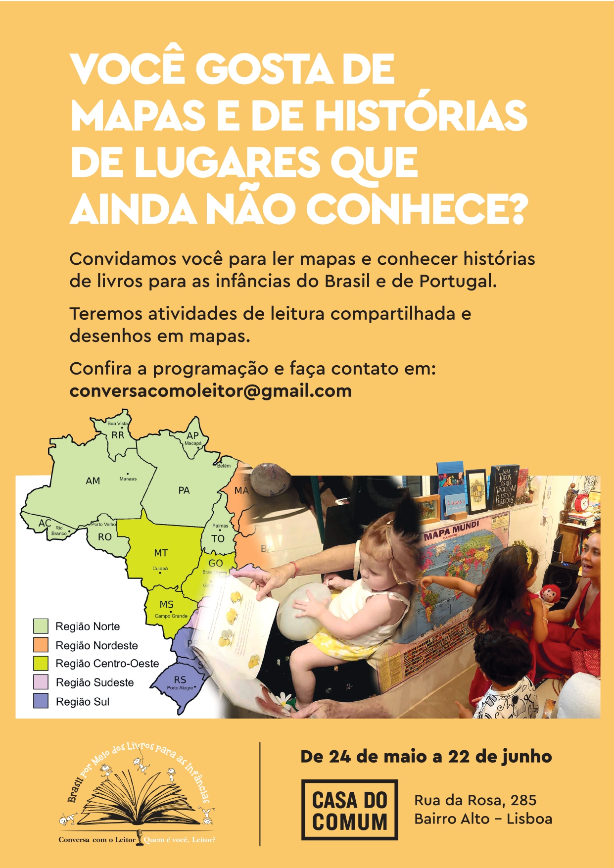 Brasil por meio dos Livros para as infâncias