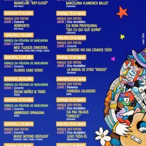 Festival Sete Sóis Sete Luas 2025 anima Oeiras com música e artes de 12 países