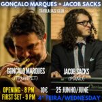 Gonçalo Marques + Jacob Sacks - Live Jazz no Távola Jazz Club