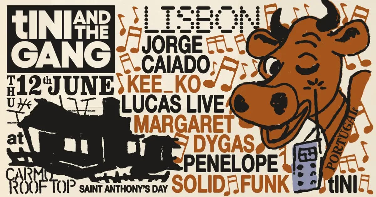 INI and the Gang • 15 Anos de Festa Chegam a Lisboa no Dia de Santo António!