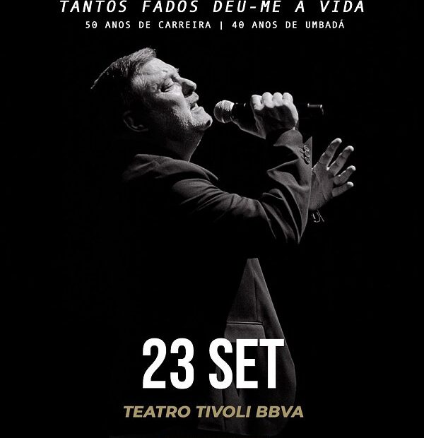 Jorge Fernando celebra 50 anos de carreira no Teatro Tivoli BBVA