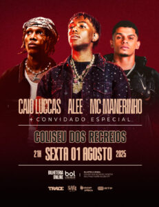 Nada Mal Tour: MC Manerinho, Caio Luccas e Alee ao Vivo no Coliseu de Lisboa