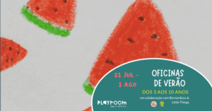 Oficinas de Verão na Playroom – dos 3 aos 10 anos