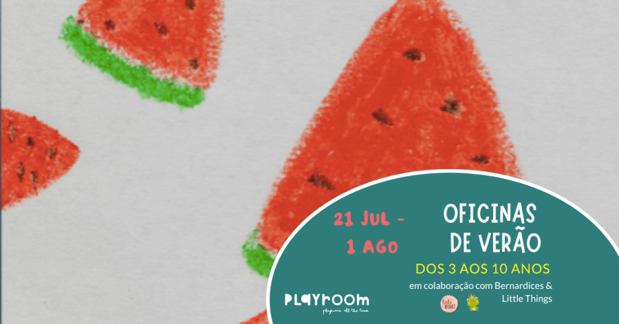 Oficinas de Verão na Playroom – dos 3 aos 10 anos
