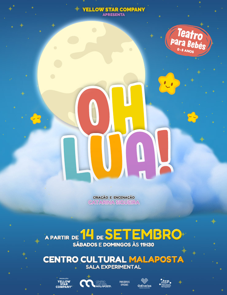 Oh Lua | Teatro para Toda a Família no Centro Cultural Malaposta