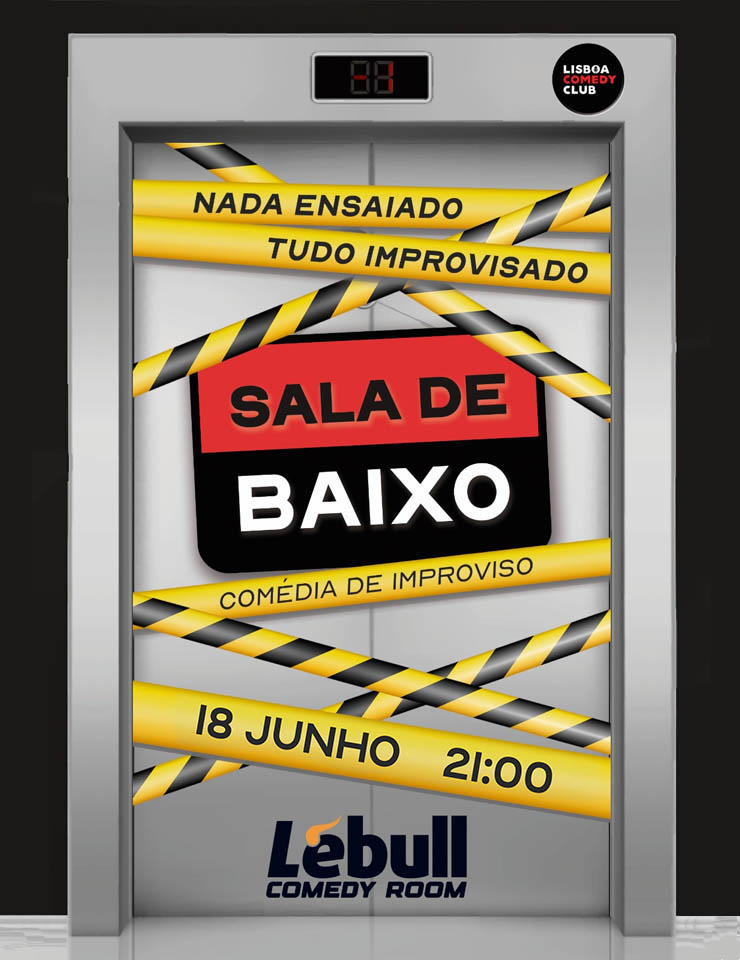 “Sala de Baixo” – Teatro de Improviso no Lisboa Comedy Club