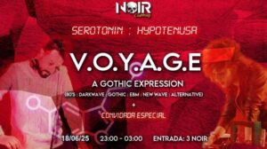 V.O.Y.A.G.E. – A Gothic Expression: Noite Darkwave e Celebração no Club Noir