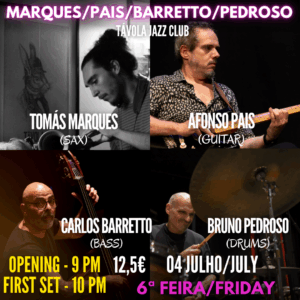 Marques/Pais/Barretto/Pedroso - Live Jazz no Távola Jazz Club