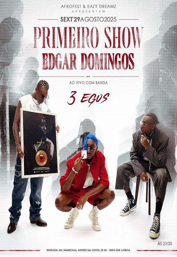 1º SHOW EDGAR DOMINGOS | 3 EGOS