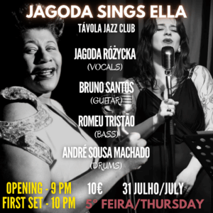 Jagoda Sings Ella - Live Jazz no Távola Jazz Club