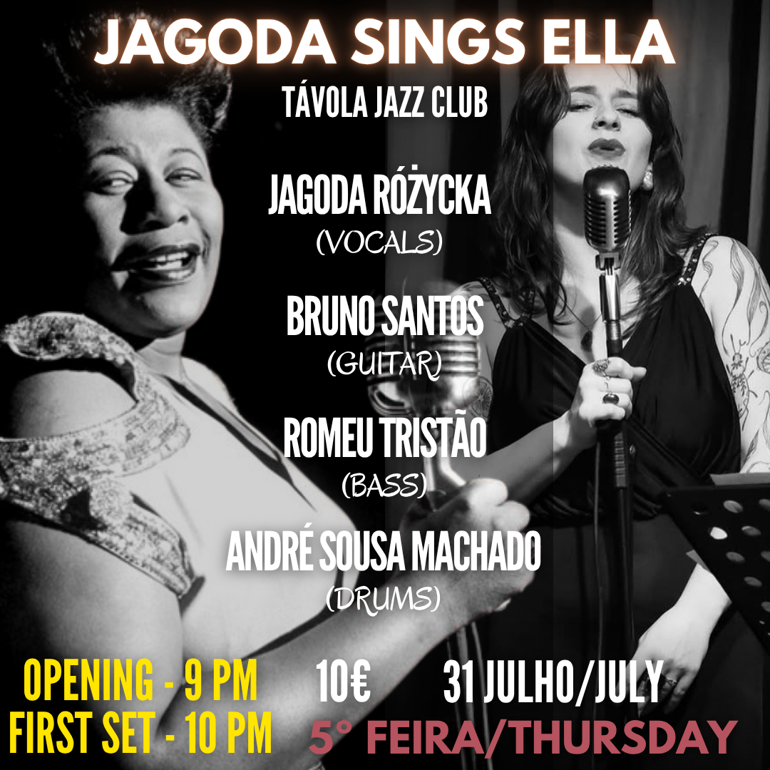 Jagoda Sings Ella - Live Jazz no Távola Jazz Club