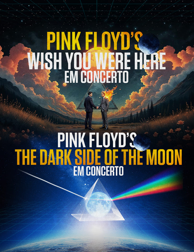 50 Anos de Wish You Were Here & The Dark Side of the Moon em Concerto no Coliseu de Lisboa