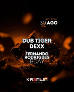 Aniversário de Fernando Rodrigues no Kremlin: Dexx e Dub Tiger