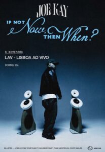 JOE KAY ao vivo em Lisboa com a digressão “If Not Now, Then When”