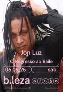 Jon Luz regressa ao B.Leza