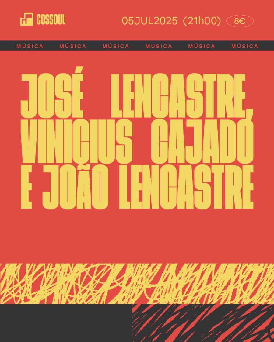 José Lencastre, Vinicius Cajado e João Lencastre apresentam estreia imperdível em Lisboa