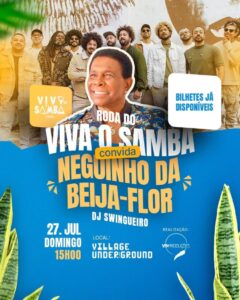 Roda do Viva o Samba convida Neguinho da Beija-Flor + DJ Swingueiro em Lisboa