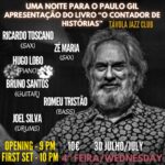 Uma Noite para Paulo Gil – Apresentação do Livro “O Contador de Histórias”