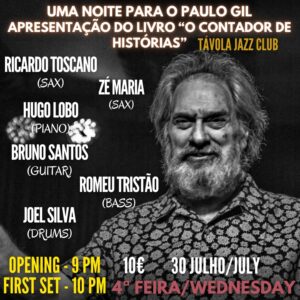 Uma Noite para Paulo Gil – Apresentação do Livro “O Contador de Histórias”