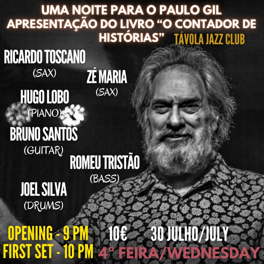Uma Noite para Paulo Gil – Apresentação do Livro “O Contador de Histórias”