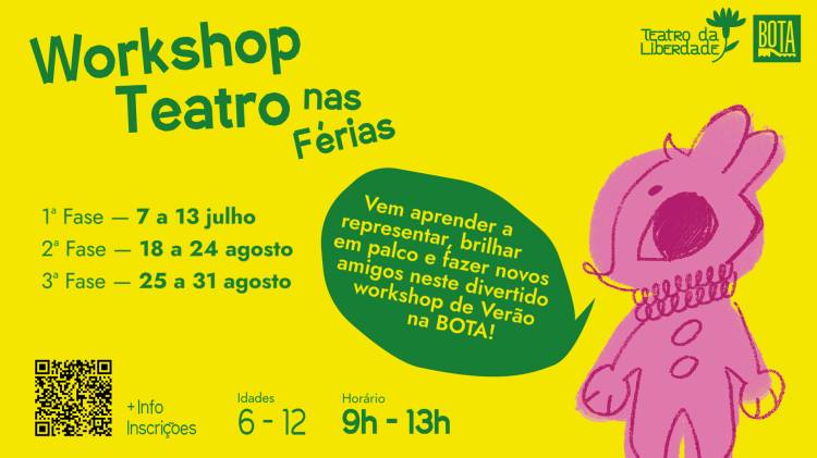 Durante as férias de verão, a BOTA abre as portas para um workshop