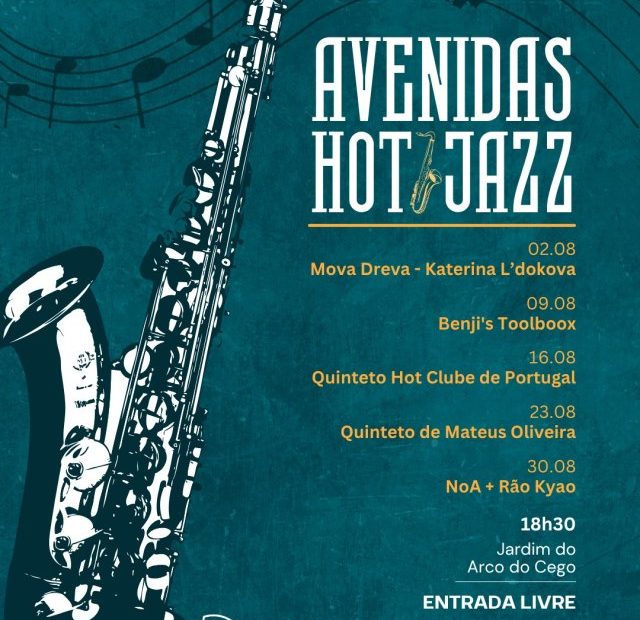 Avenidas Hot Jazz enche as tardes de sábado com música no Jardim do Arco do Cego