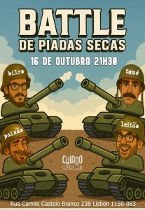 CHIADO COMEDY CLUB BATTLE PIADAS SECAS