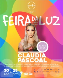 Cláudia Pascoal ao vivo na Feira da Luz 2025