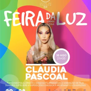 Cláudia Pascoal ao vivo na Feira da Luz 2025