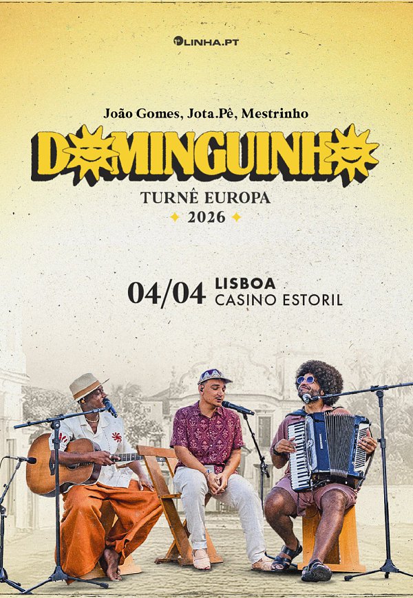 Dominguinho João Gomes, Jota.Pê e Mestrinho trazem o som vibrante do Brasil ao Casino Estoril