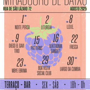 Eventos Musicais gratuitos animam agosto no Miradouro de Baixo
