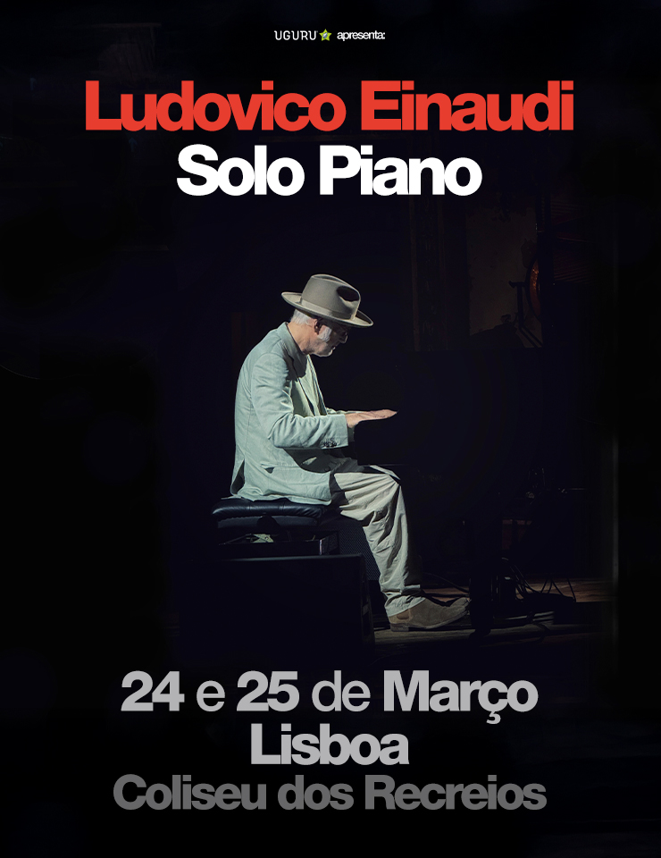 Ludovico Einaudi apresenta Solo Piano no Coliseu de Lisboa