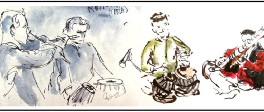Música Clássica Hindustani – Sitar, Violino e Tabla