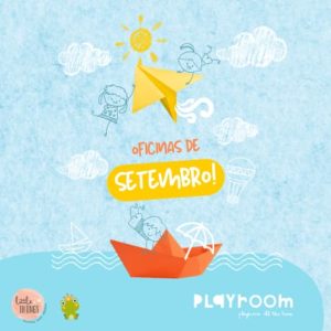 Oficinas de 1 a 5 de Setembro na Playroom