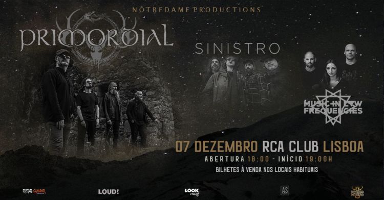 PRIMORDIAL SINISTRO MUSIC IN LOW FREQUENCIES - LISBOA