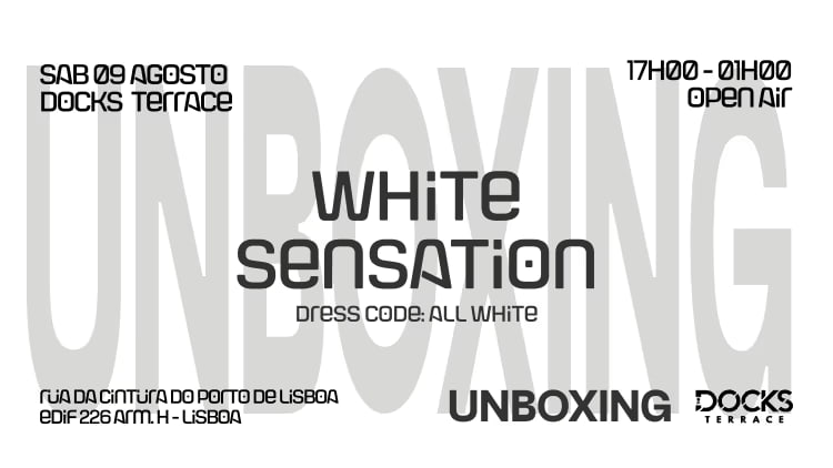 Unboxing – White Sensation 25 no Dock’s Club (1)