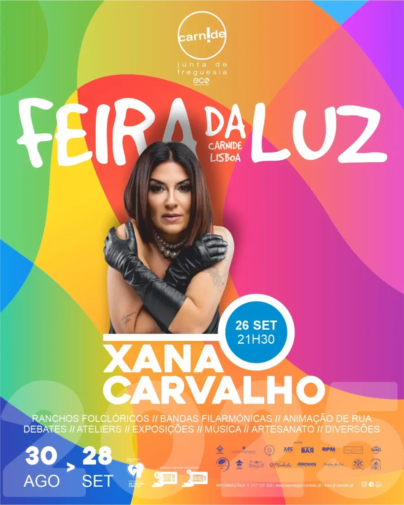 Xana Carvalho no encerramento da Feira da Luz 2025