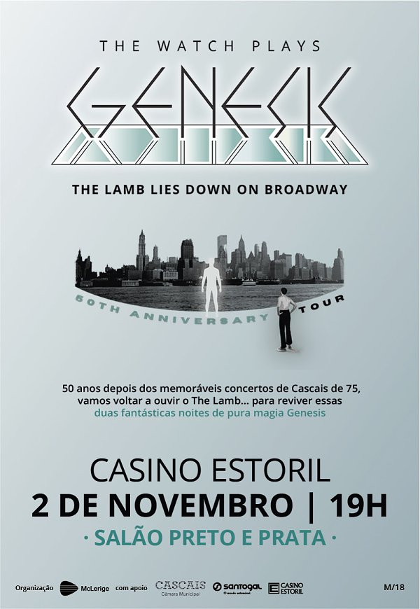 he Watch celebra 50 anos de The Lamb Lies Down on Broadway no Casino Estoril