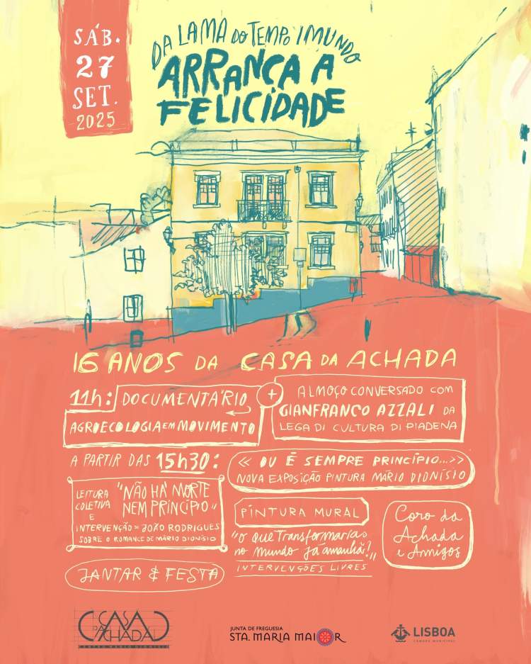 16 anos da Casa da Achada – Festa e Programação Cultural